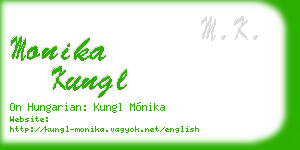 monika kungl business card